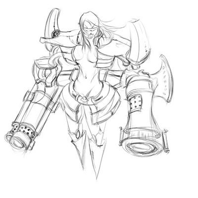 PS與Intuos3數(shù)碼板制作動(dòng)漫角色 機(jī)甲戰(zhàn)士-數(shù)碼天下